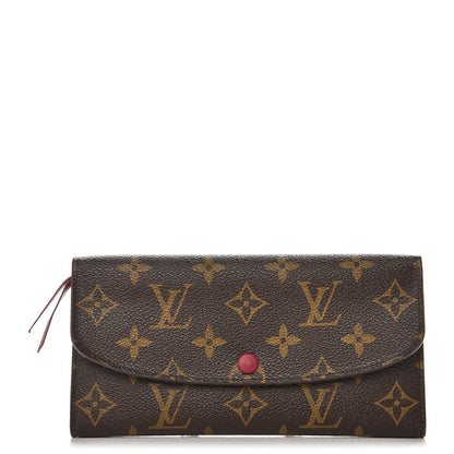 Louis Vuitton Monogram Emilie Wallet Fuchsia 1 of 7