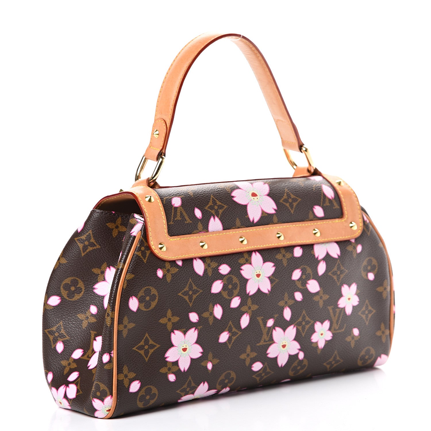 Louis Vuitton Monogram Cherry Blossom Sac Retro Bag Brown 2 of 16
