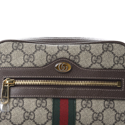 Gucci GG Supreme Monogram Web Small Ophidia Belt Bag 95 38 Dark Brown 11 of 11