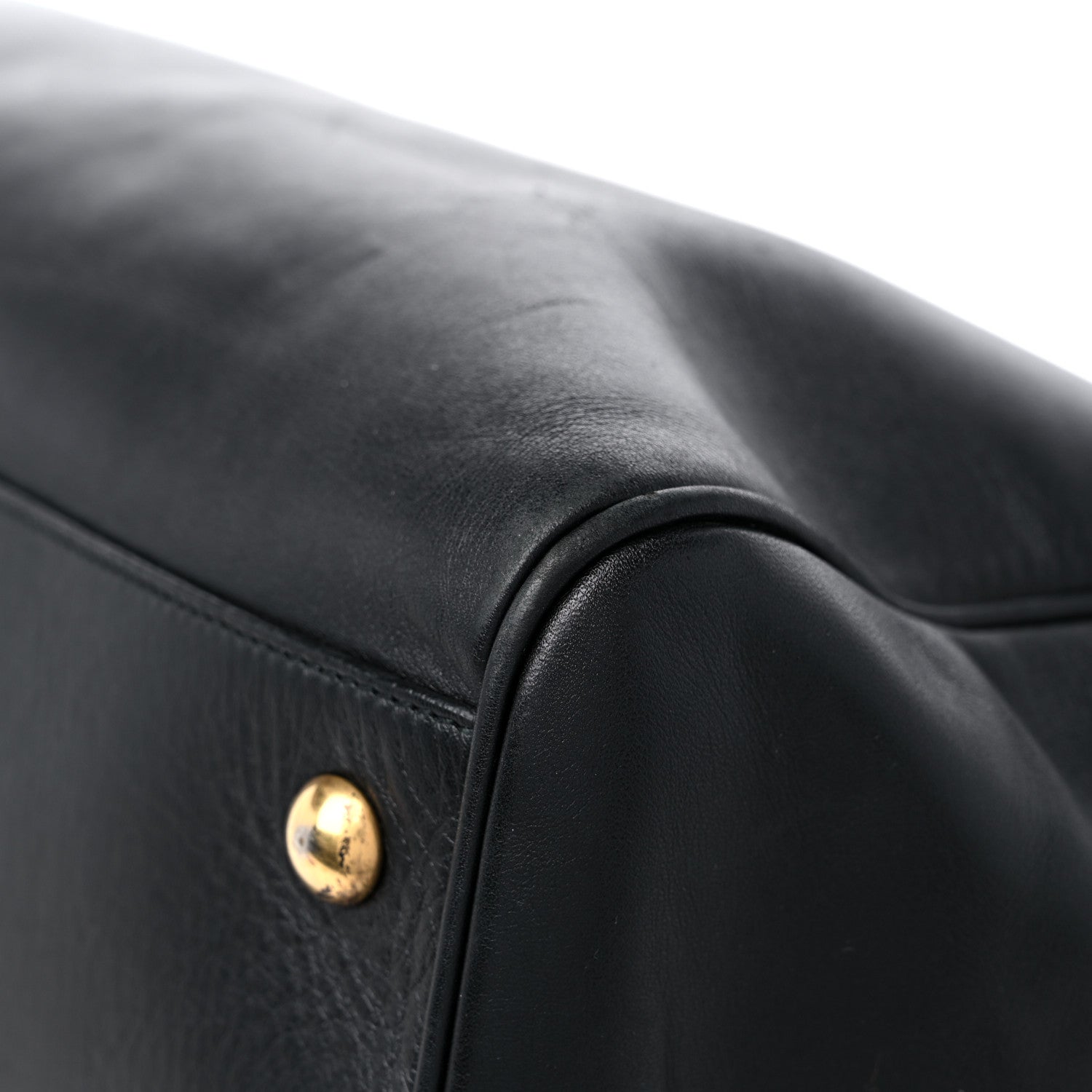 Saint Laurent Calfskin Classic Duffle 12 Black 9 of 18