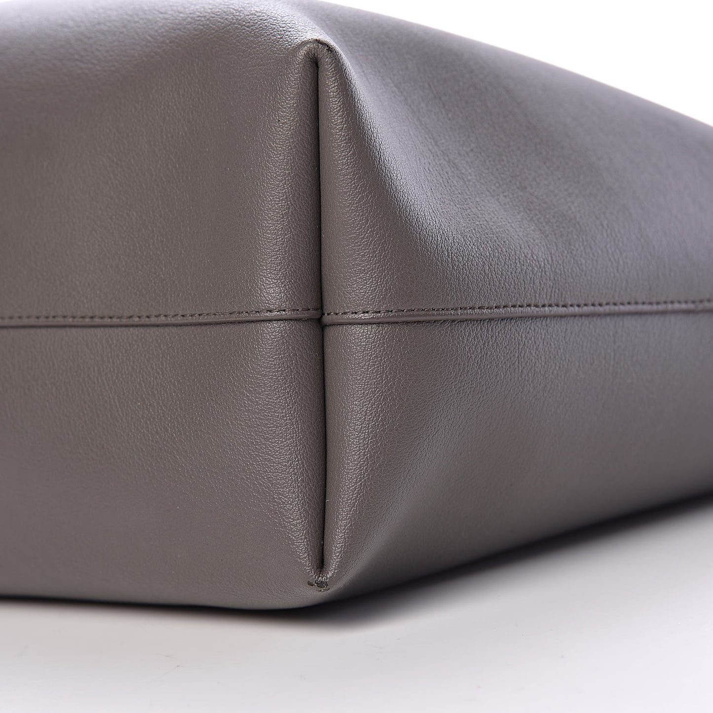 Calfskin Large Shopping Tote Earth