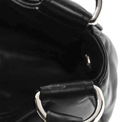 Prada Nappa Soft Padded Re-Edition 2002 Moon Bag Black 13 of 15