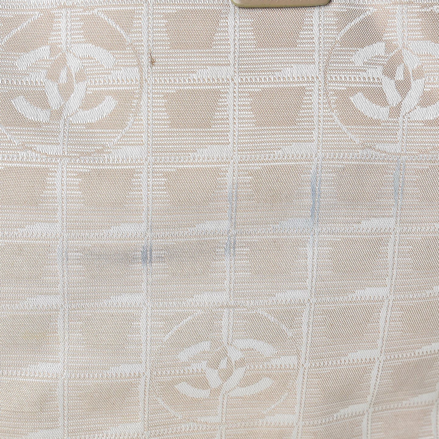 Nylon Medium Travel Tote Beige