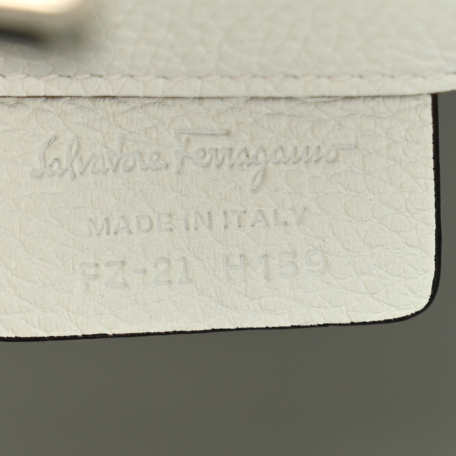 Salvatore Ferragamo Calfskin The Studio Bag Astronaut White 7 of 11