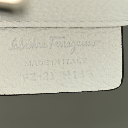 Salvatore Ferragamo Calfskin The Studio Bag Astronaut White 7 of 11