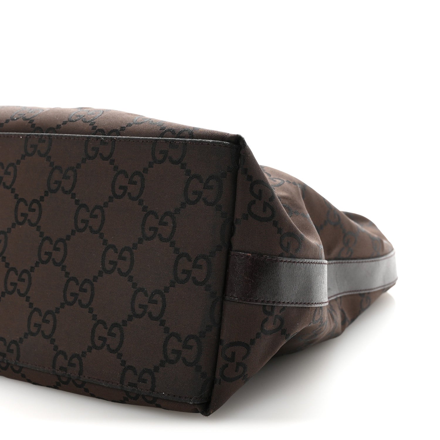 Gucci Nylon Monogram Hobo Dark Brown 1815856 – FASHIONPHILE