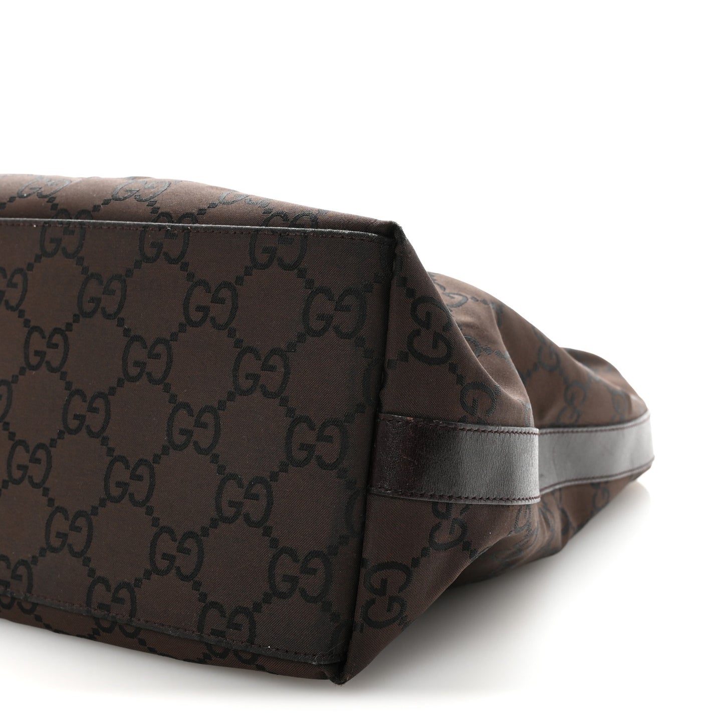 Nylon Monogram Hobo Dark Brown