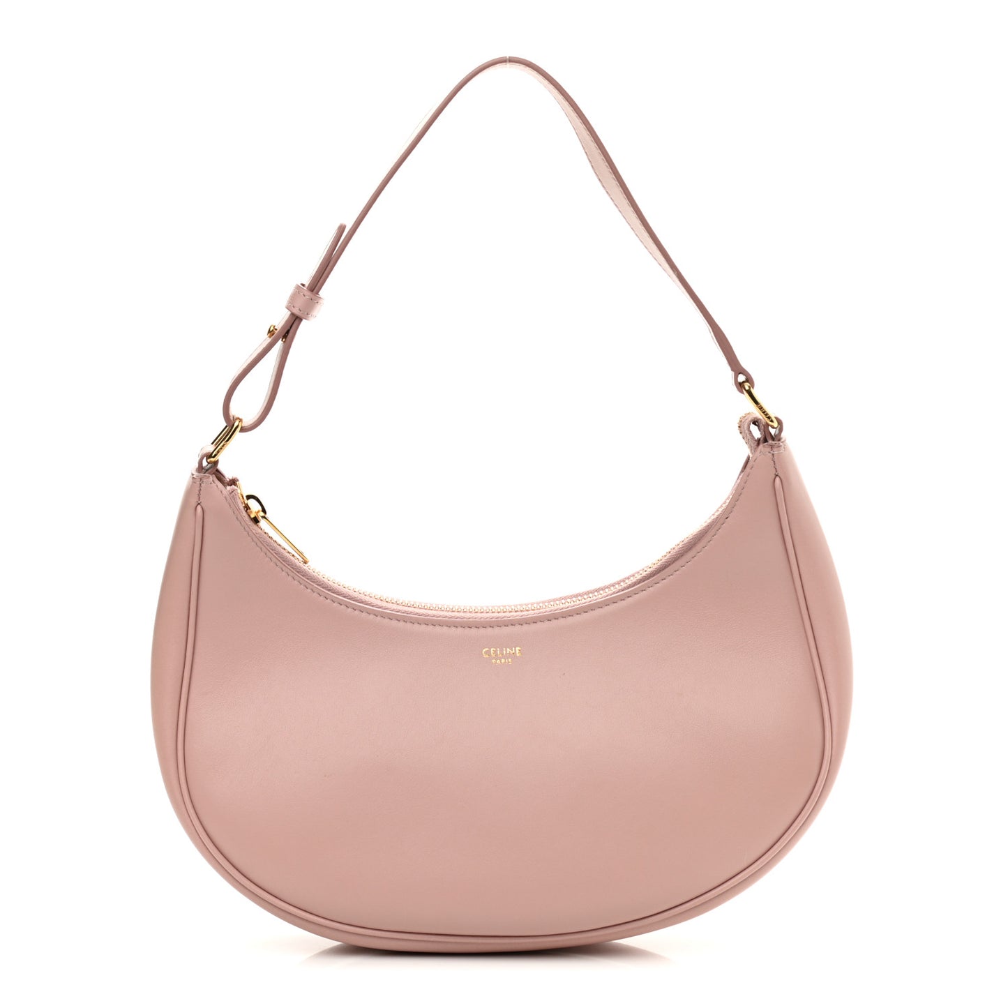 Smooth Calfskin Ava Shoulder Bag Rose Vintage