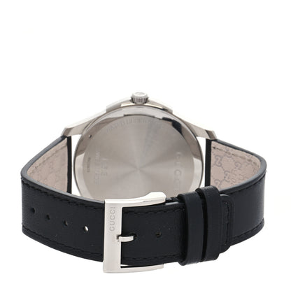 Gucci Stainless Steel Calfskin Diamond 40mm G-Timeless Quartz Watch Blue 3 of 4