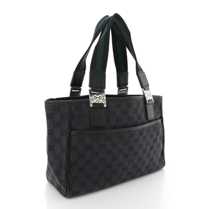 Gucci Canvas Monogram Tote Black 3 of 11
