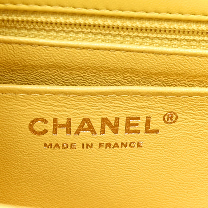 Chanel Tweed Quilted 2.55 Reissue Mini Flap Yellow 6 of 10