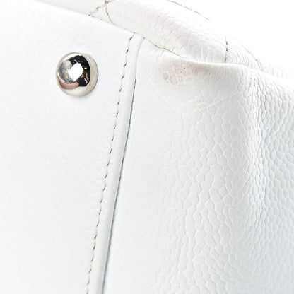 Chanel Caviar Quilted Petit Timeless Tote PTT White 11 of 17