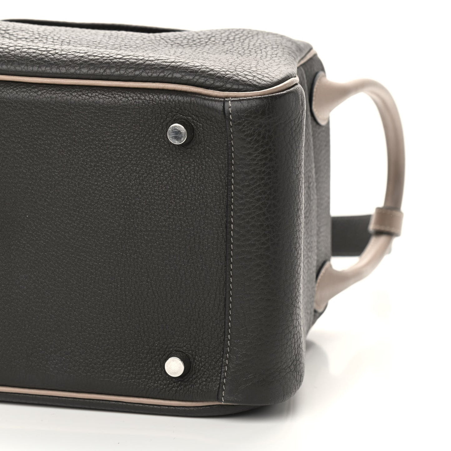 Taurillon Clemence Bi-Color Lindy 30 Graphite Gris Tourterelle