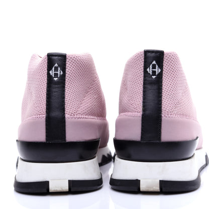 Hermes Mesh Technical Canvas Womens Tokyo Sneakers 37.5 Rose 6 of 16