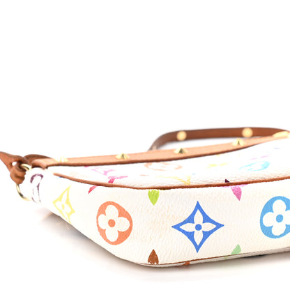 Louis Vuitton Monogram Multicolor Pochette Accessories White 8 of 12