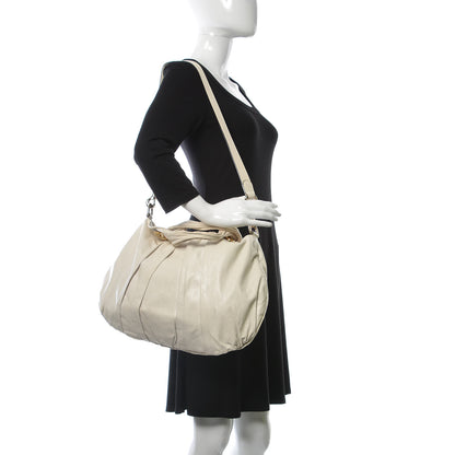 Gucci Calfskin Medium Hysteria Top Handle Bag White 2 of 15