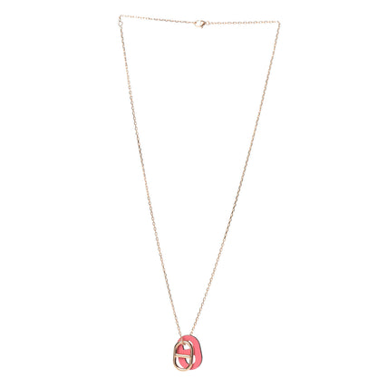 Hermes Swift O'Maillon Pendant Necklace Rose Azalee 3 of 6