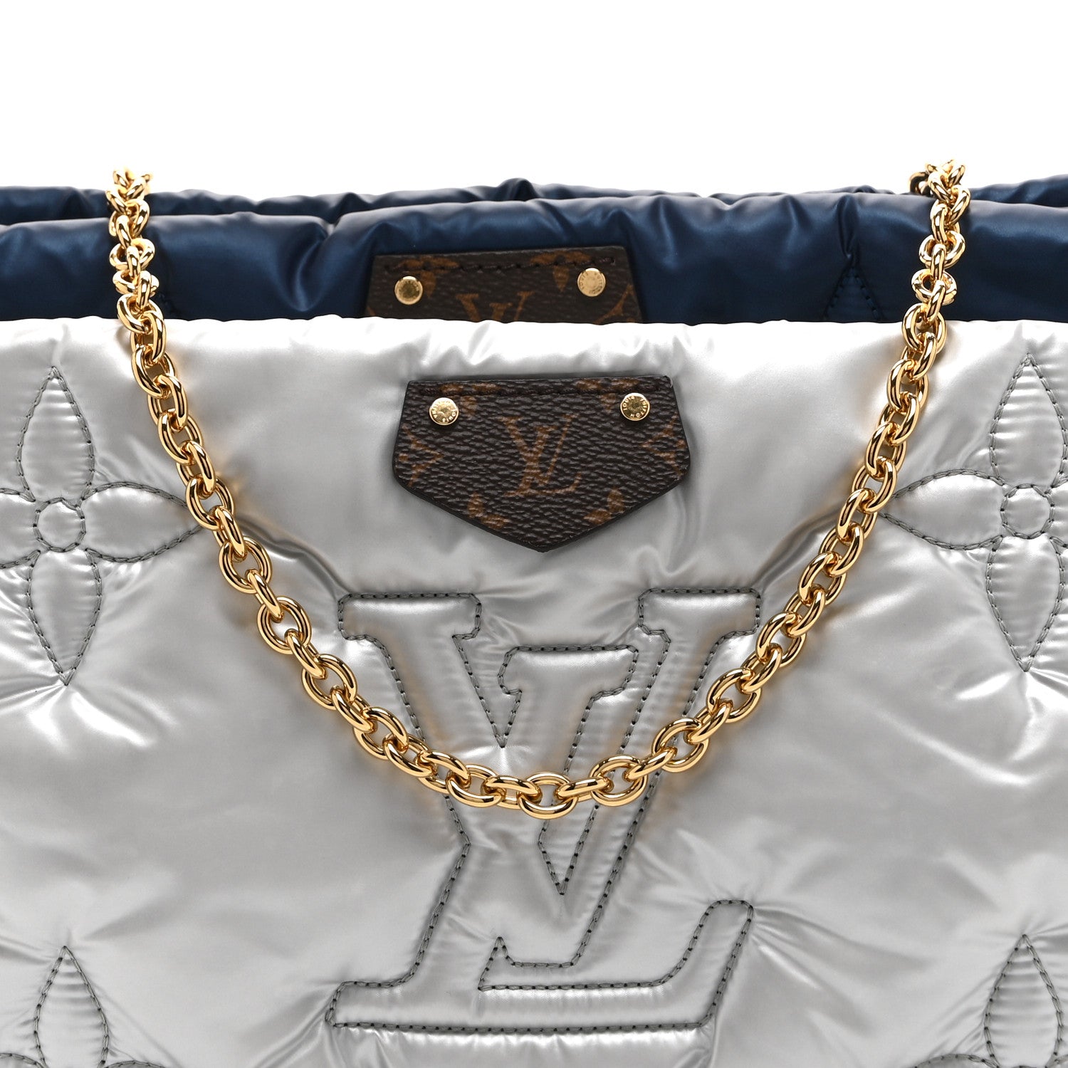 Louis Vuitton Econyl Monogram Pillow Maxi Multi Pochette Accessories Navy Silver 8 of 10