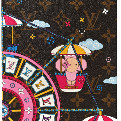 Louis Vuitton Monogram 2020 Christmas Animation Big Wheel Notebook MM Rose Ballerine 8 of 11