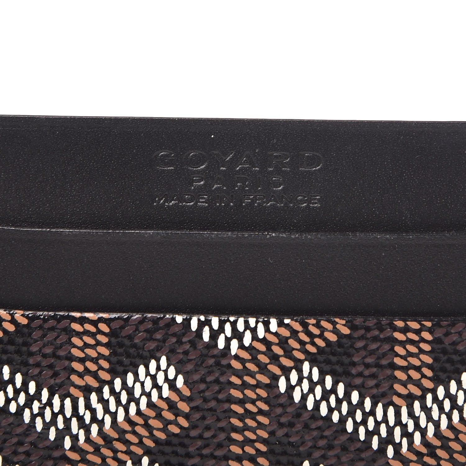 Goyard Goyardine Saint Sulpice Card Holder Black 6 of 6