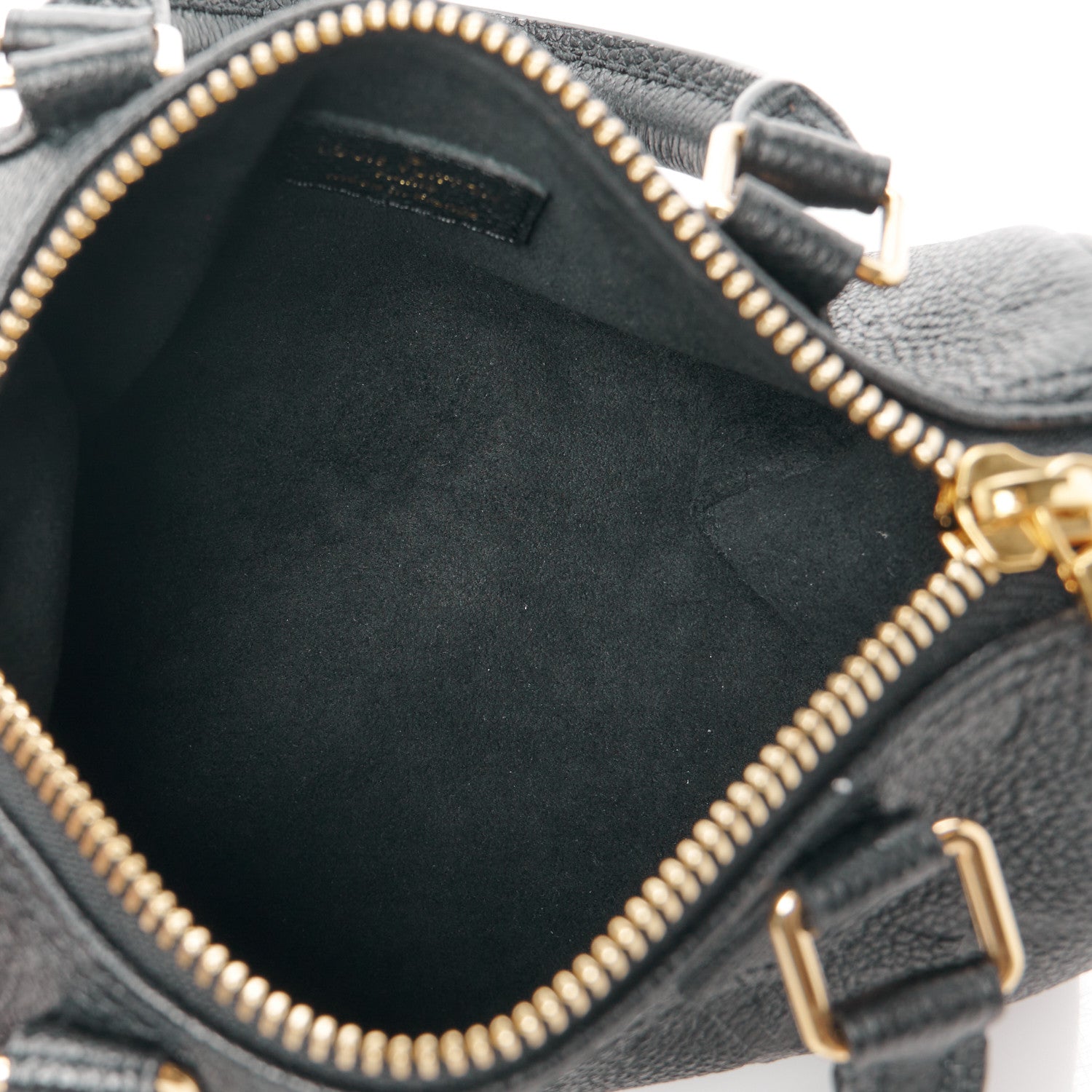Louis Vuitton Empreinte Monogram Nano Speedy Black 5 of 9