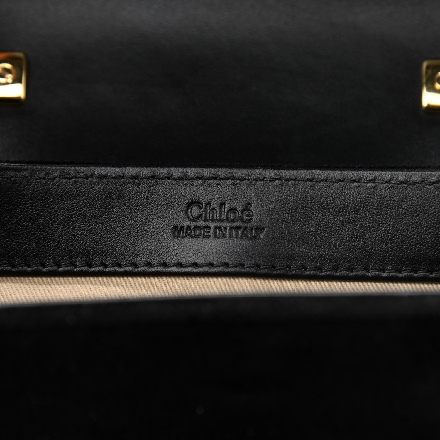 Chloe Velvet Crystal Mini C Double Carry Black 6 of 9