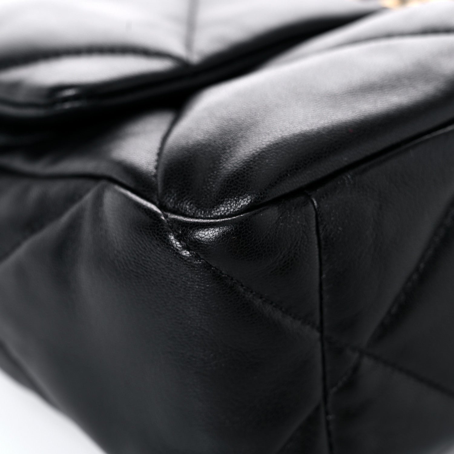 Chanel Lambskin Quilted Large Chanel 19 Flap Black 7 of 14