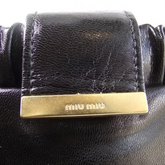 Leather Clutch Black