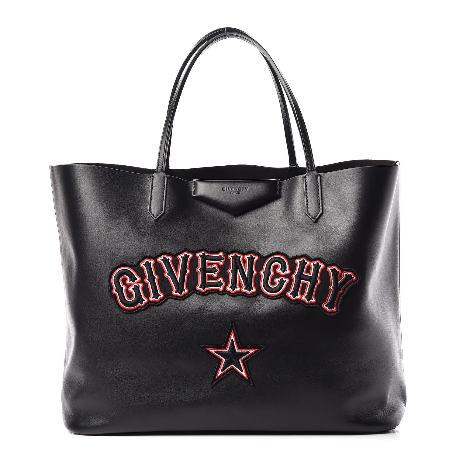 Givenchy Calfskin Gothic Large Antigona Tote Black 1 of 12