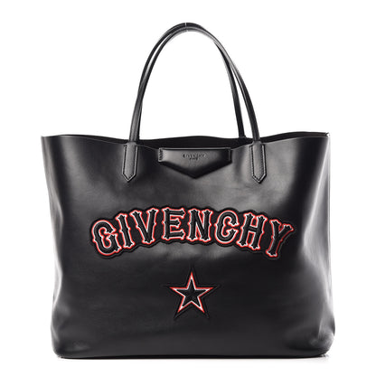 Givenchy Calfskin Gothic Large Antigona Tote Black 1 of 12