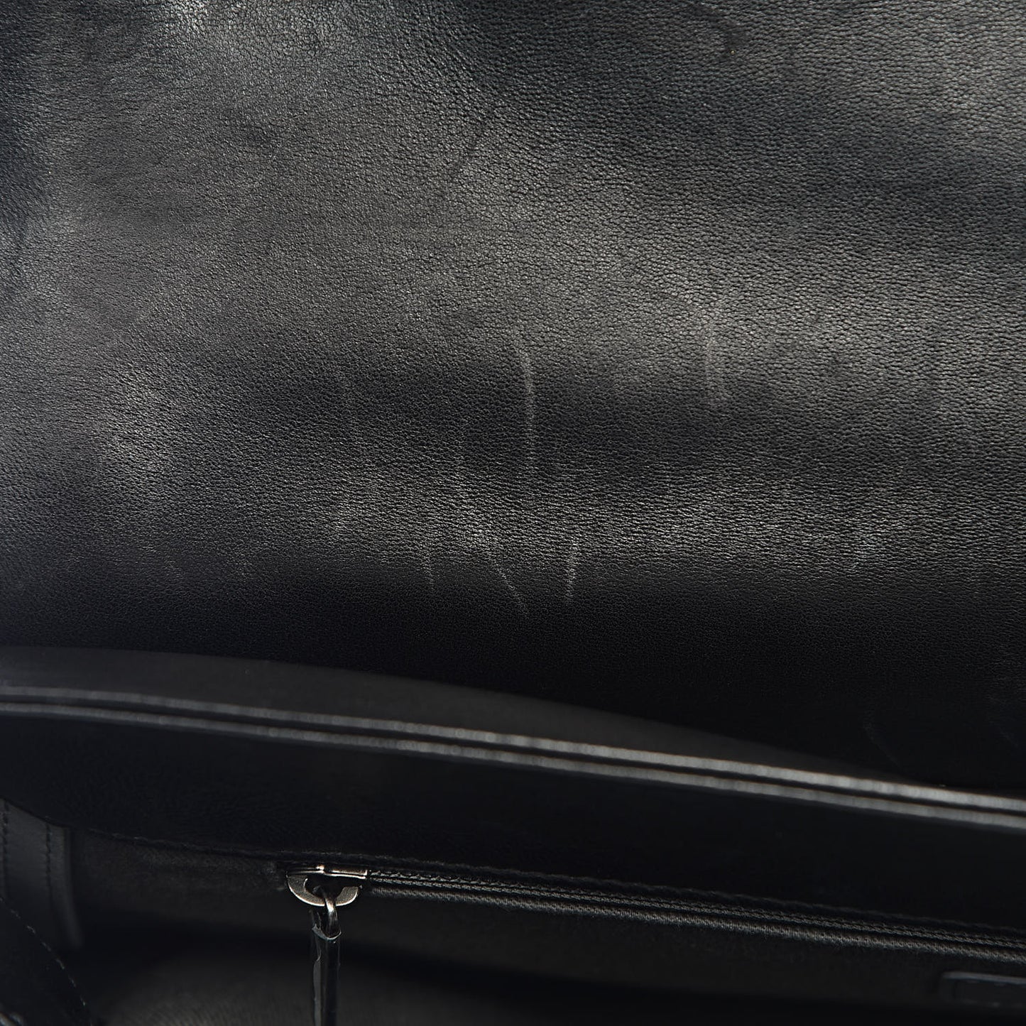 Lambskin Quilted Large Antik Boy Flap Black