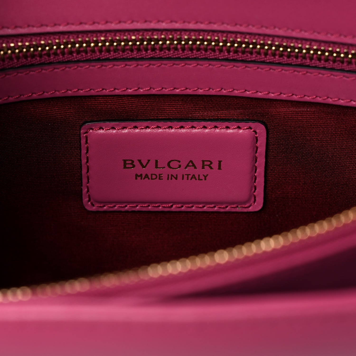 Bulgari Calfskin Serpenti Forever Shoulder Bag Pink 5 of 13