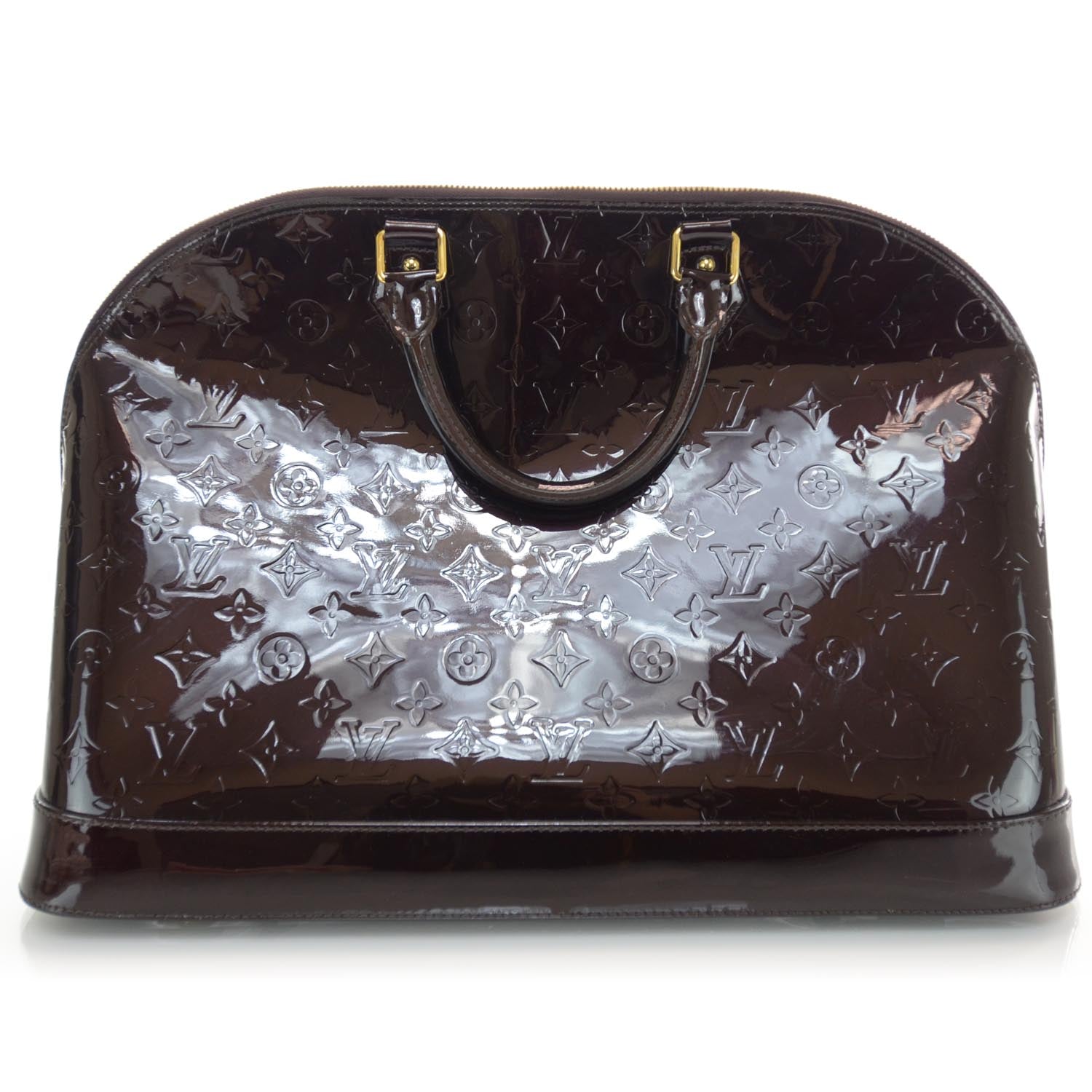 Louis Vuitton Vernis Alma GM Amarante 3 of 8