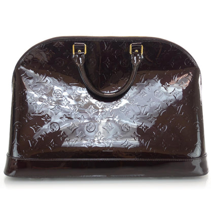 Louis Vuitton Vernis Alma GM Amarante 3 of 8