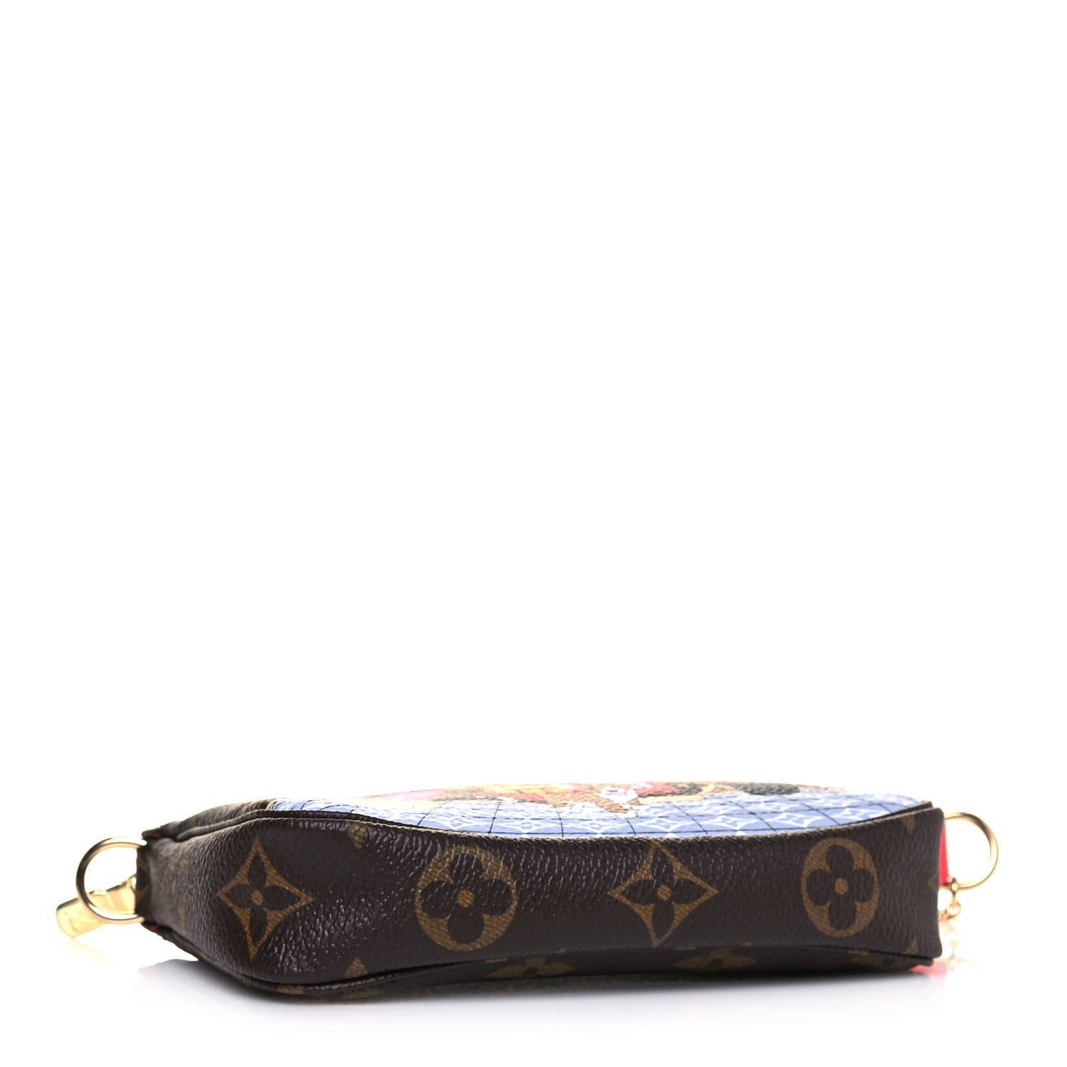 Louis Vuitton Monogram 2021 Christmas Animation London Mini Pochette Accessories Red 3 of 11