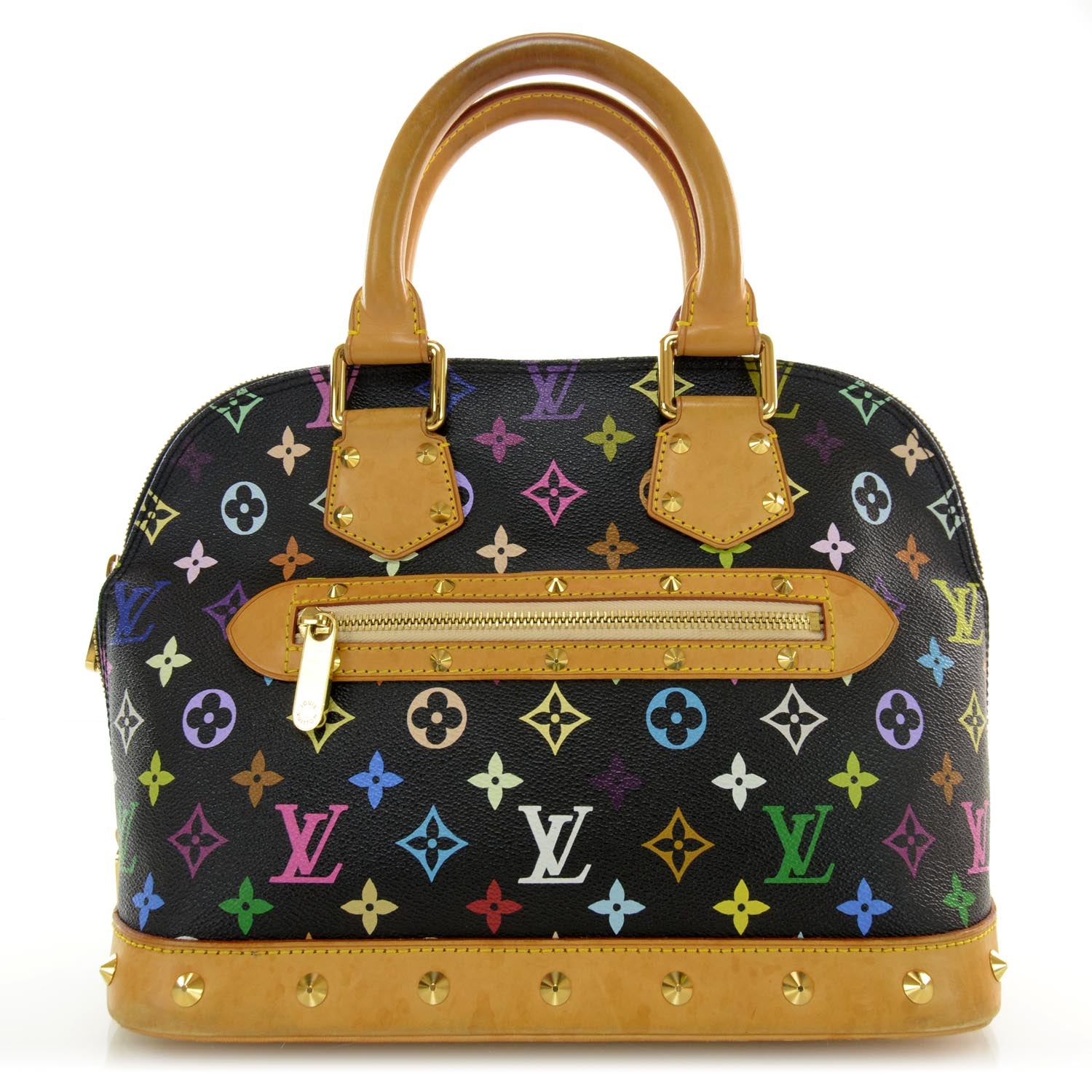 Louis Vuitton Monogram Multicolor Alma Black 1 of 7