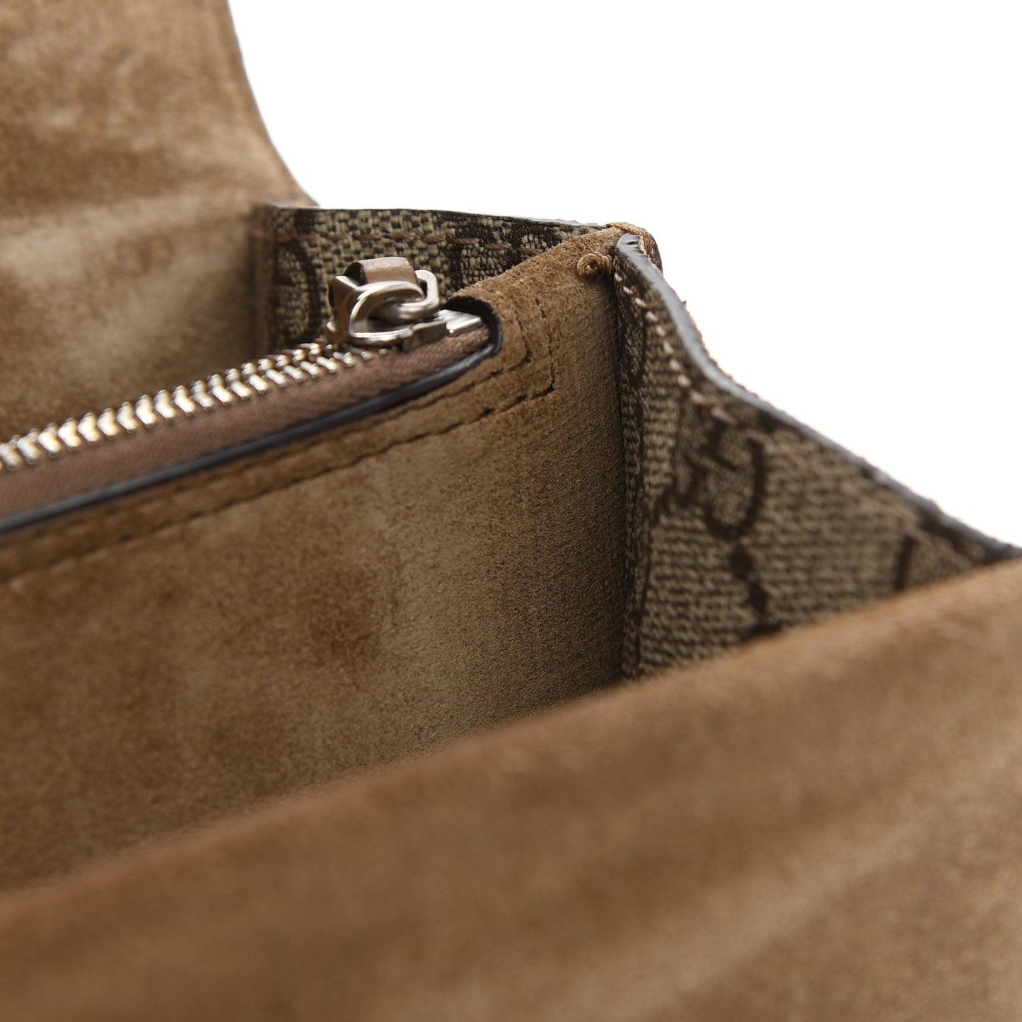 GG Supreme Monogram Small Dionysus Shoulder Bag Taupe