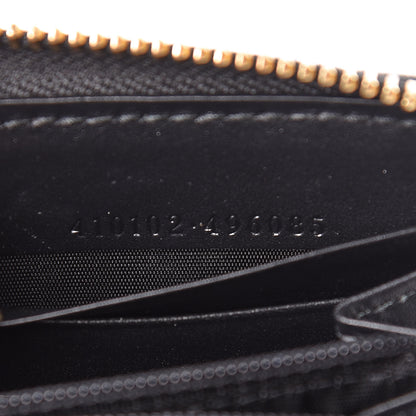 Gucci GG Supreme Monogram Bees Zip Around Wallet 7 of 8
