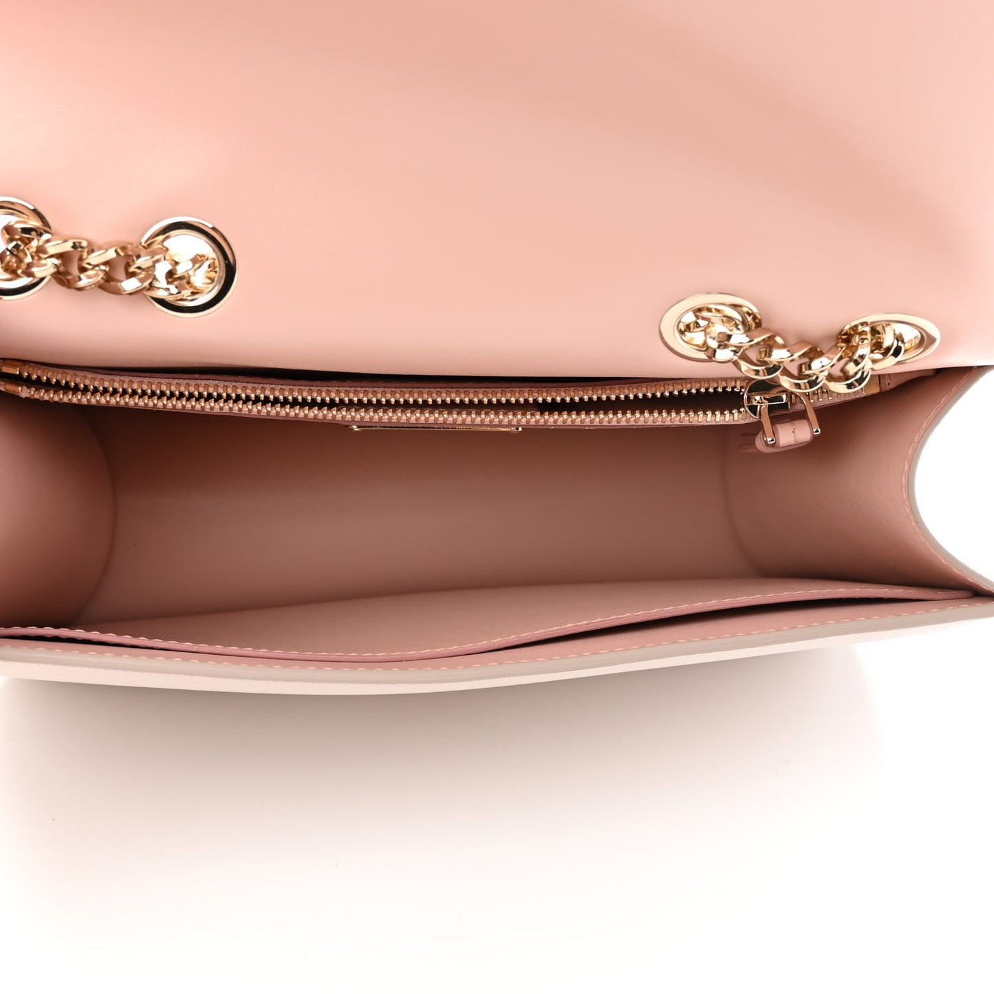 Smooth Calfskin Vara Bow Chain Flap Crossbody Jasmine Flow Bonbon