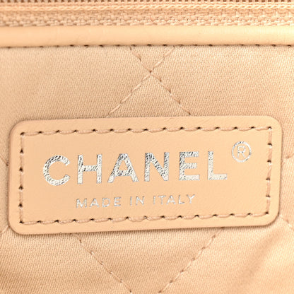 Chanel Shiny Calfskin Quilted Small Rainbow Chanel 22 White 8 of 15