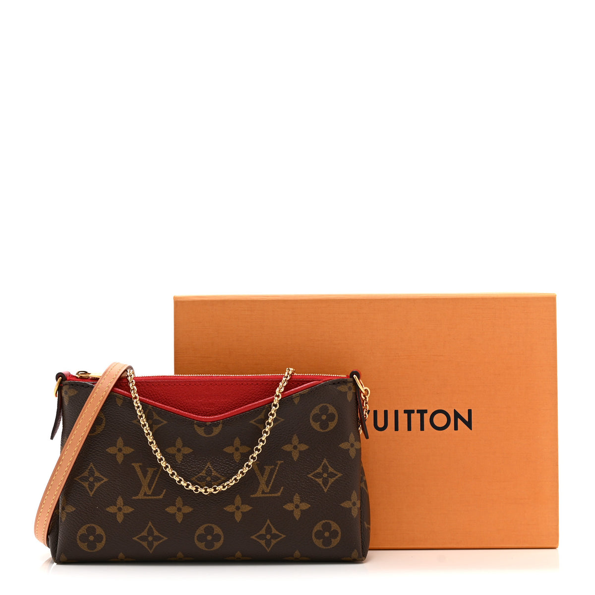 Louis Vuitton Monogram Pallas Clutch Cherry 10 of 10
