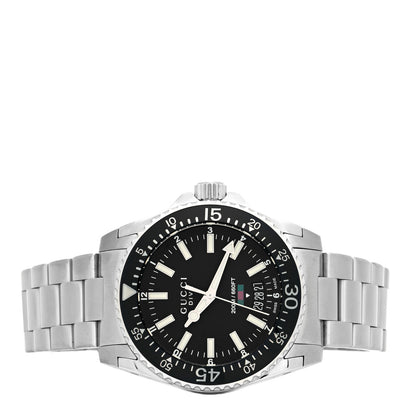 Gucci Stainless Steel 40mm Dive Quartz Watch Black 2 of 4