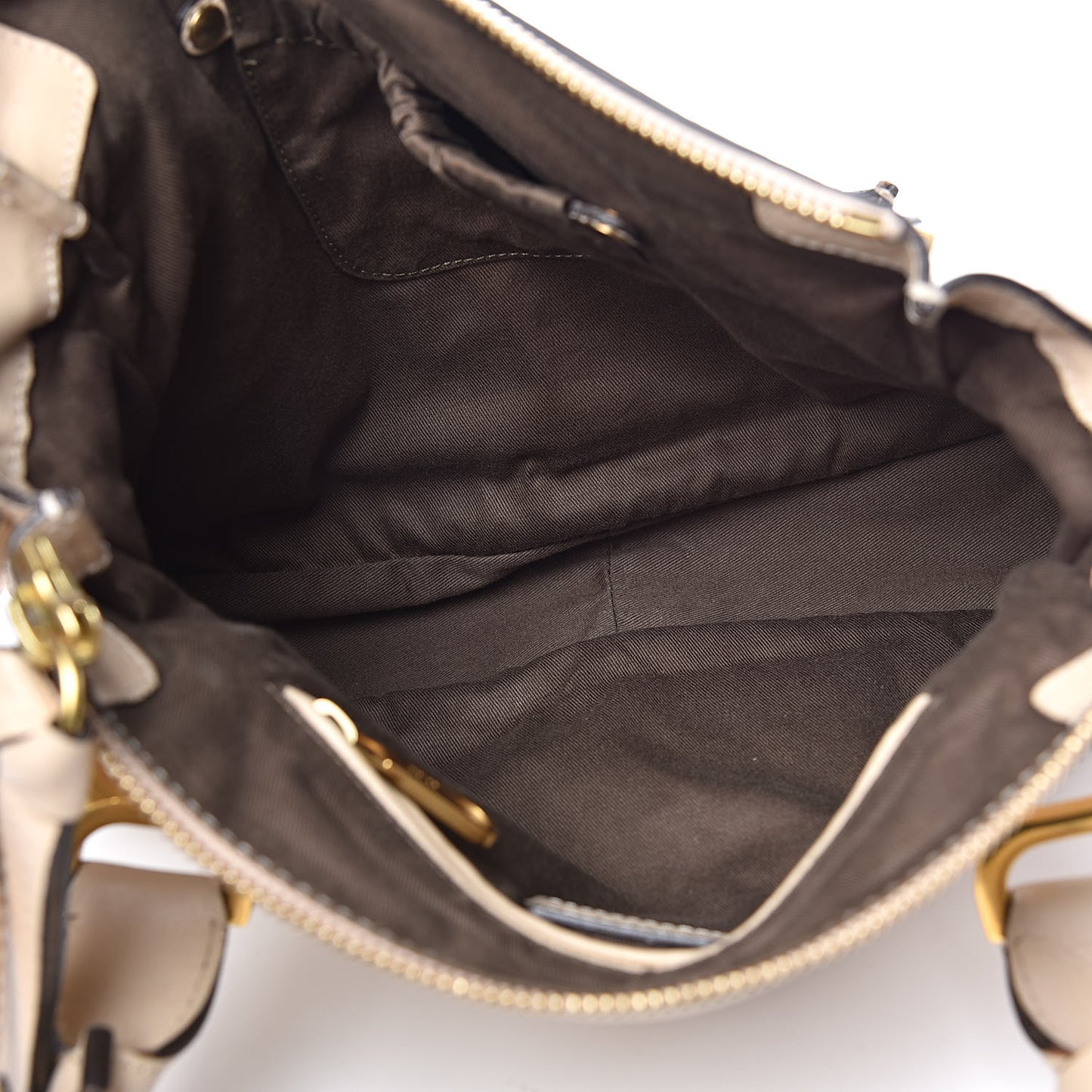 Calfskin Medium Marcie Satchel Powder Beige