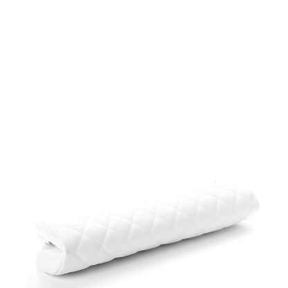 Chanel Caviar Quilted Timeless Clutch White 4 of 14
