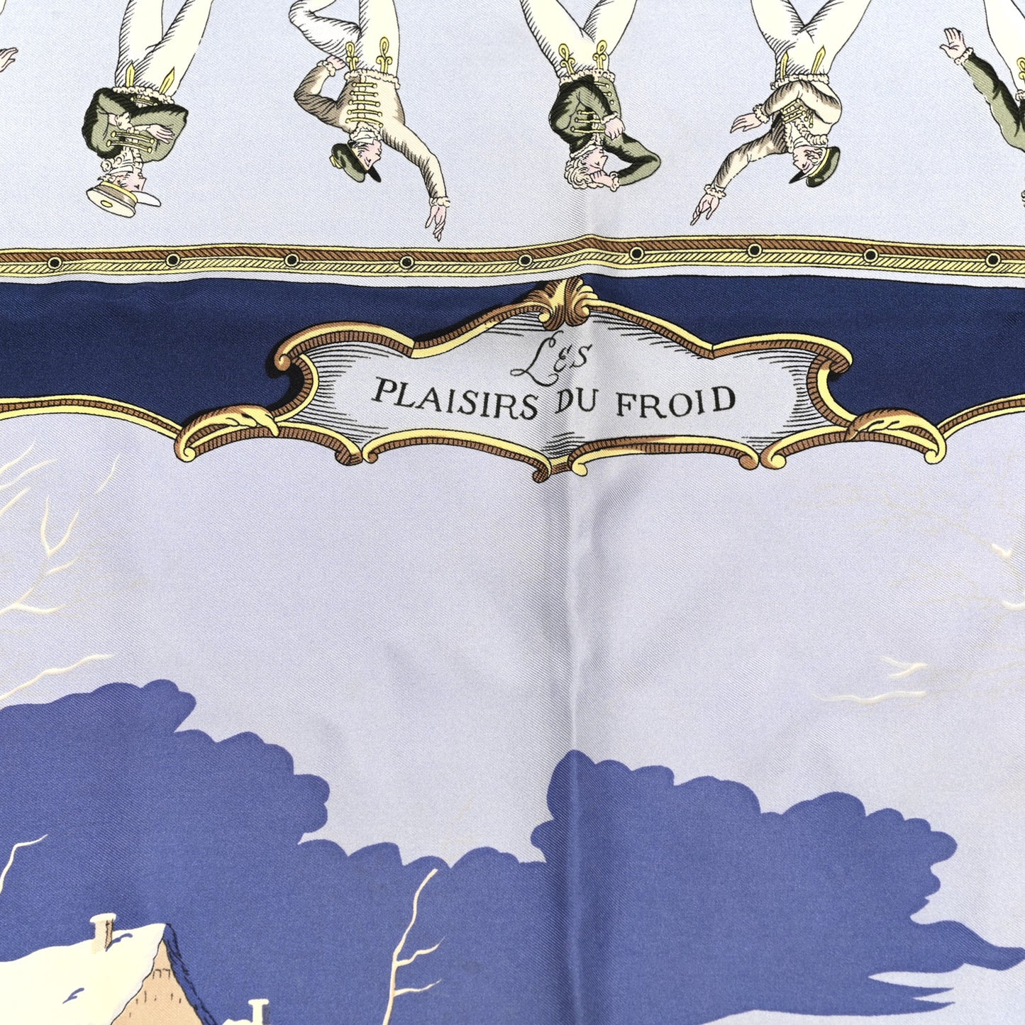 Silk Les Plaisirs Du Froid Scarf 90