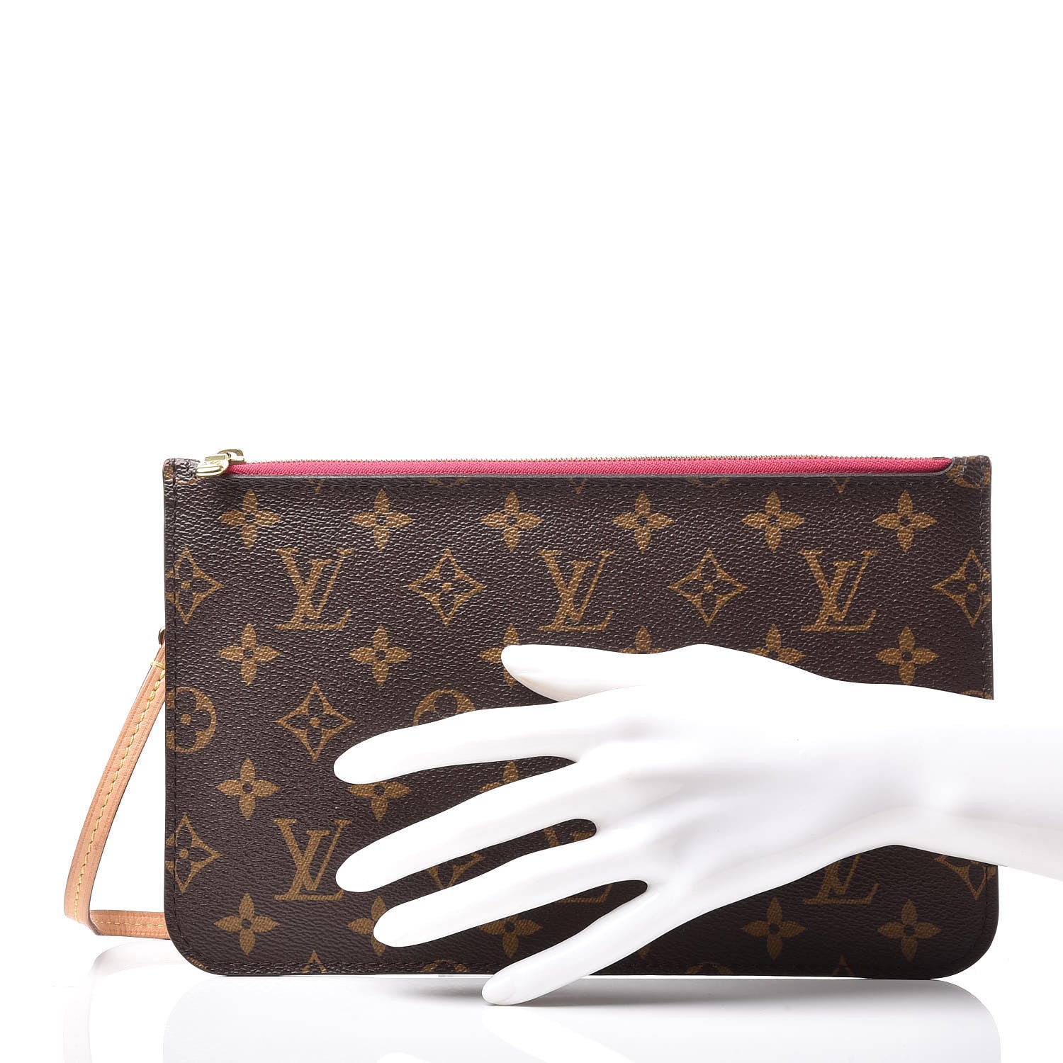 Louis Vuitton Monogram Neverfull MM GM Pochette Pivoine 2 of 9