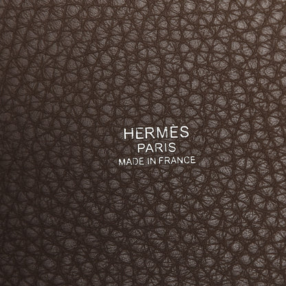 Hermes Taurillon Clemence Picotin Lock 18 PM Etoupe 6 of 9