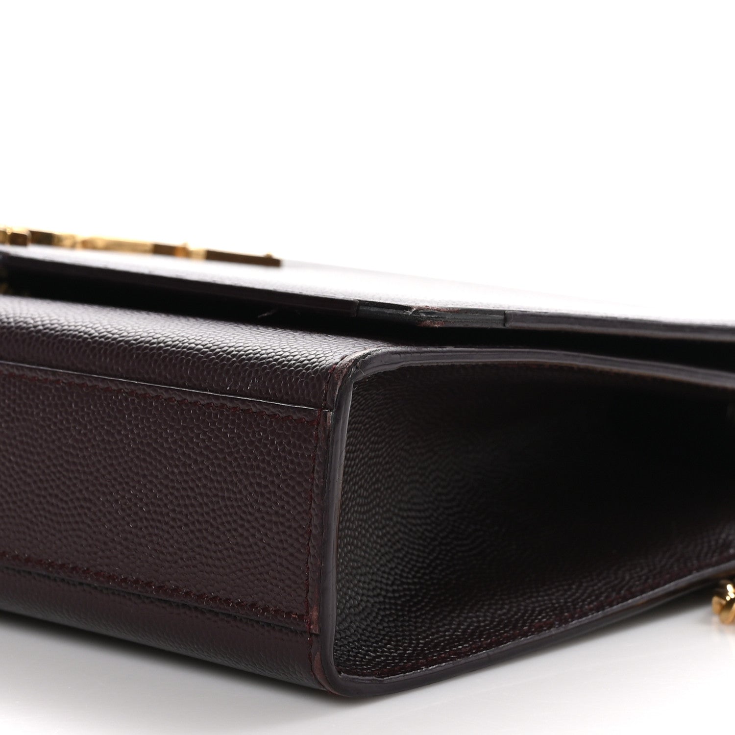 Saint Laurent Grain De Poudre Medium Classic Monogram Kate Satchel Amaranto 9 of 10