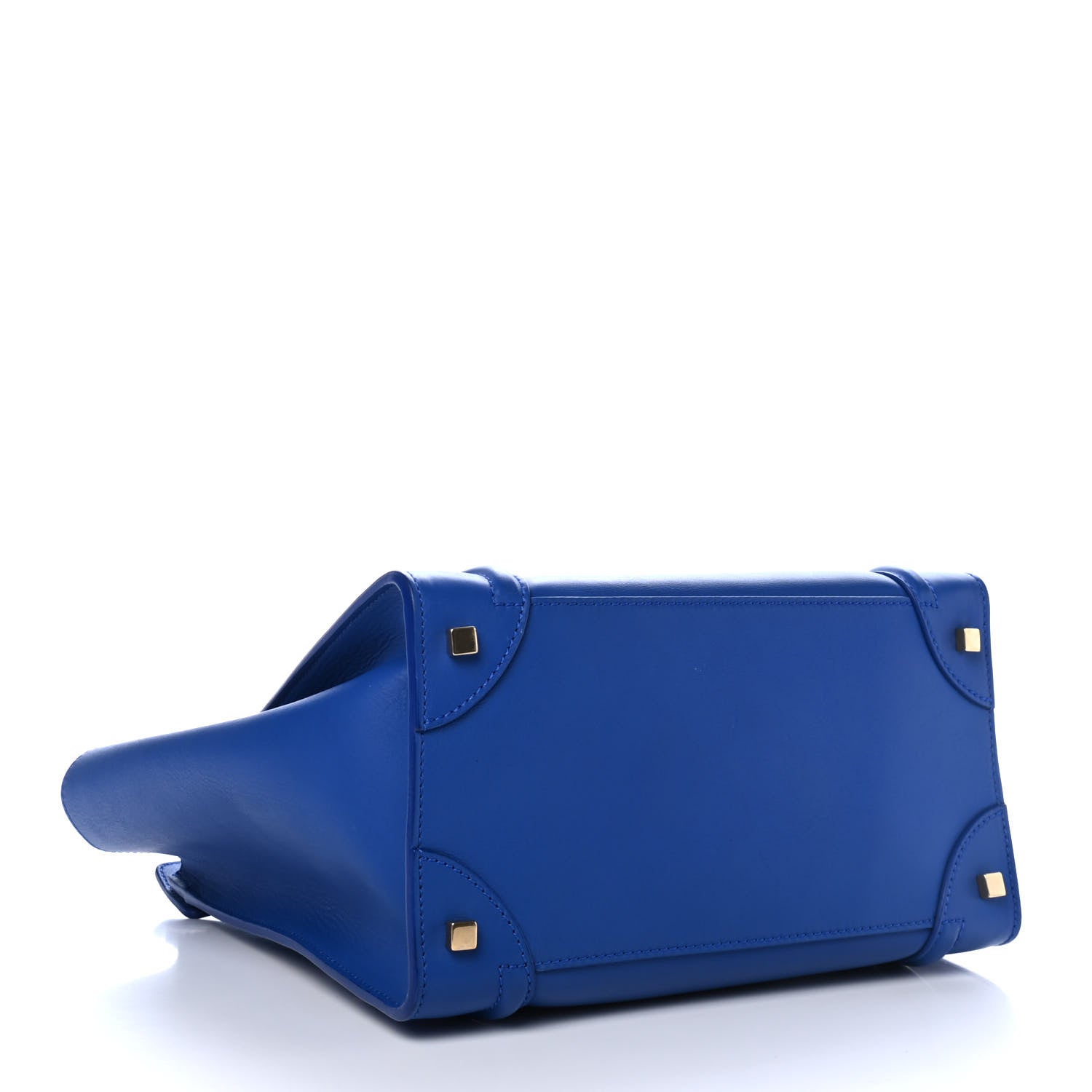 Celine Smooth Calfskin Mini Luggage Royal Blue 3 of 4