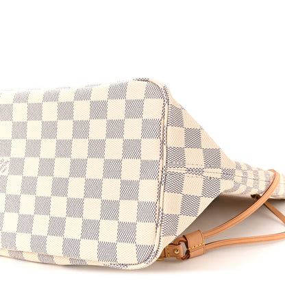 Louis Vuitton Damier Azur Neo Neverfull MM Rose Ballerine 9 of 9